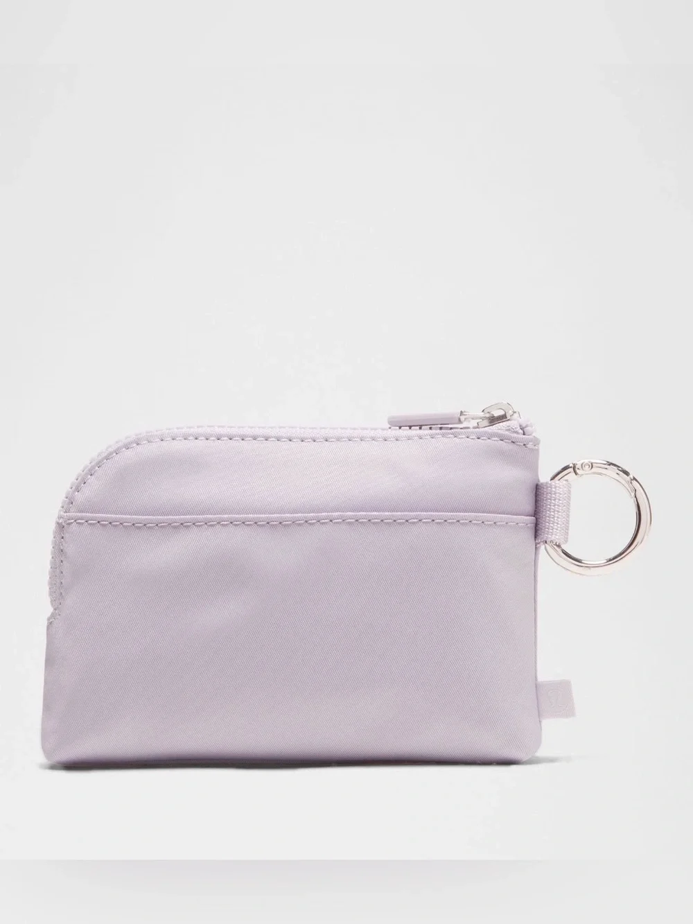 lululemon lavender Clippable card pouch